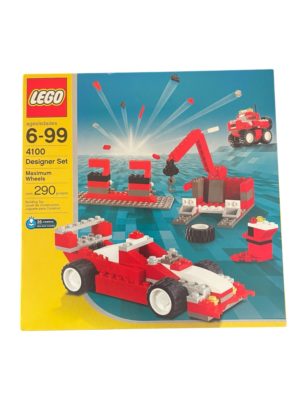 Lego 2003 Maximum Wheels Designer Set 4100 Vehicles 35 Creations